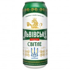 Pivo Lvivske 4,7%, plech Львівське світле