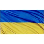 Ukrajinská vlajka samolepka 30x17cm